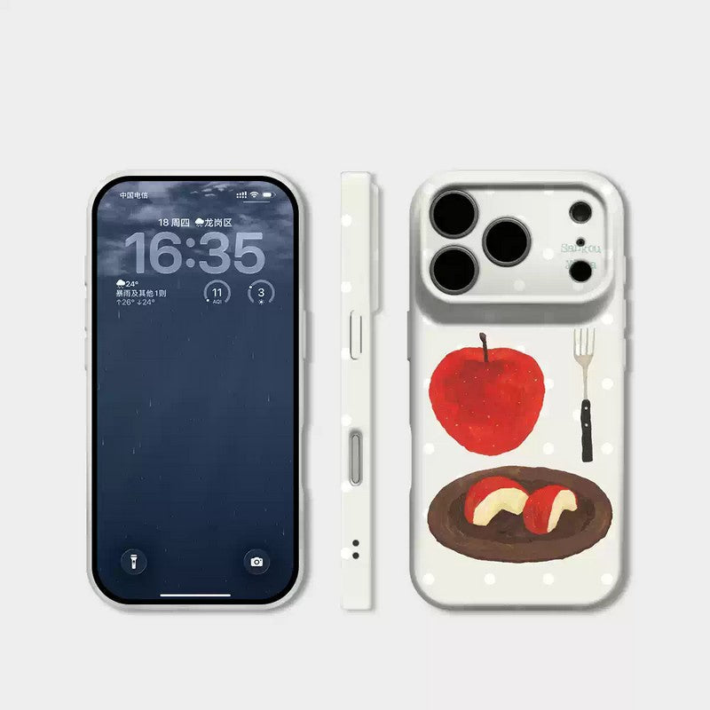 Eat A Apple iPhone Case