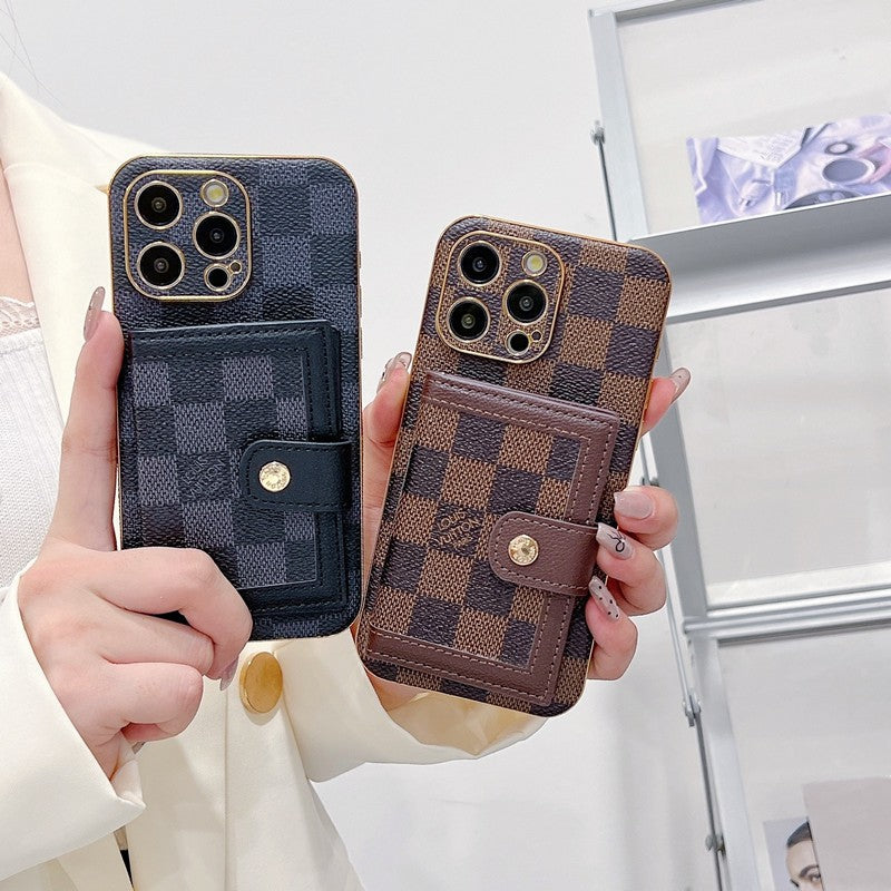 Louis Classic Color Card Bag iPhone Case