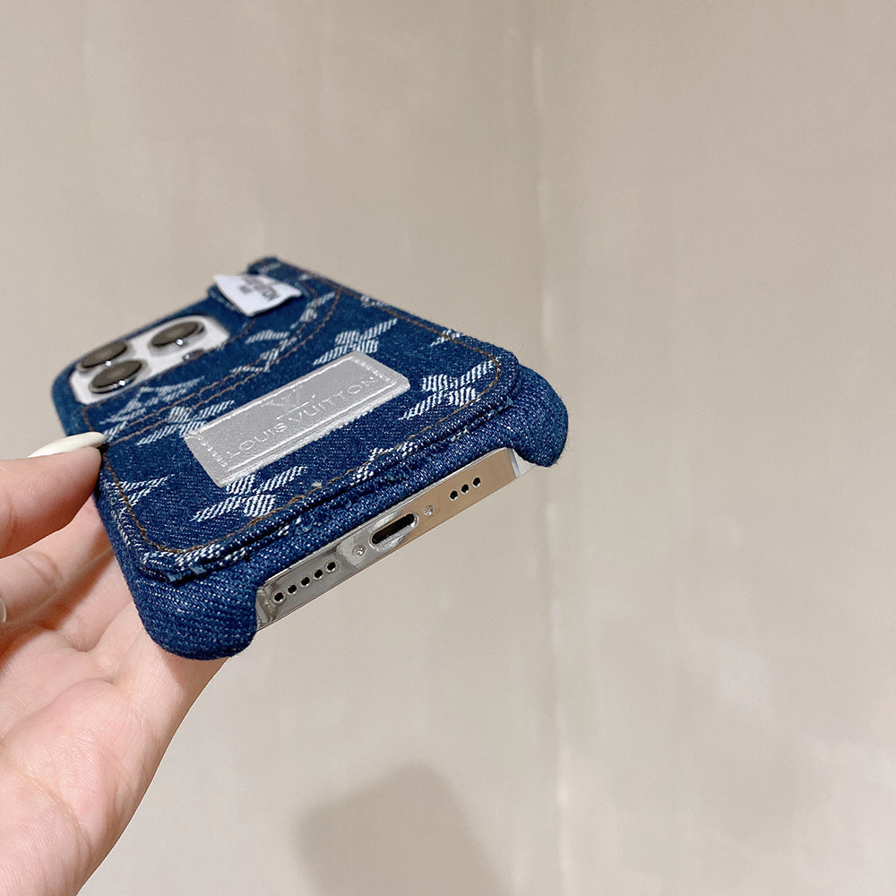 Louis Jeans Pattern iPhone Case