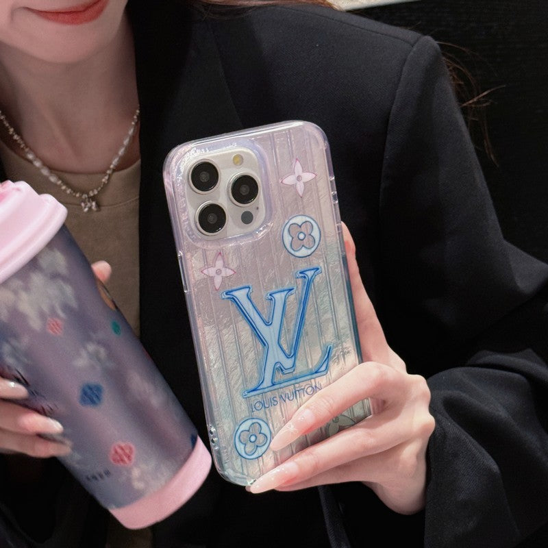 Louis Pink & Blue iPhone Case