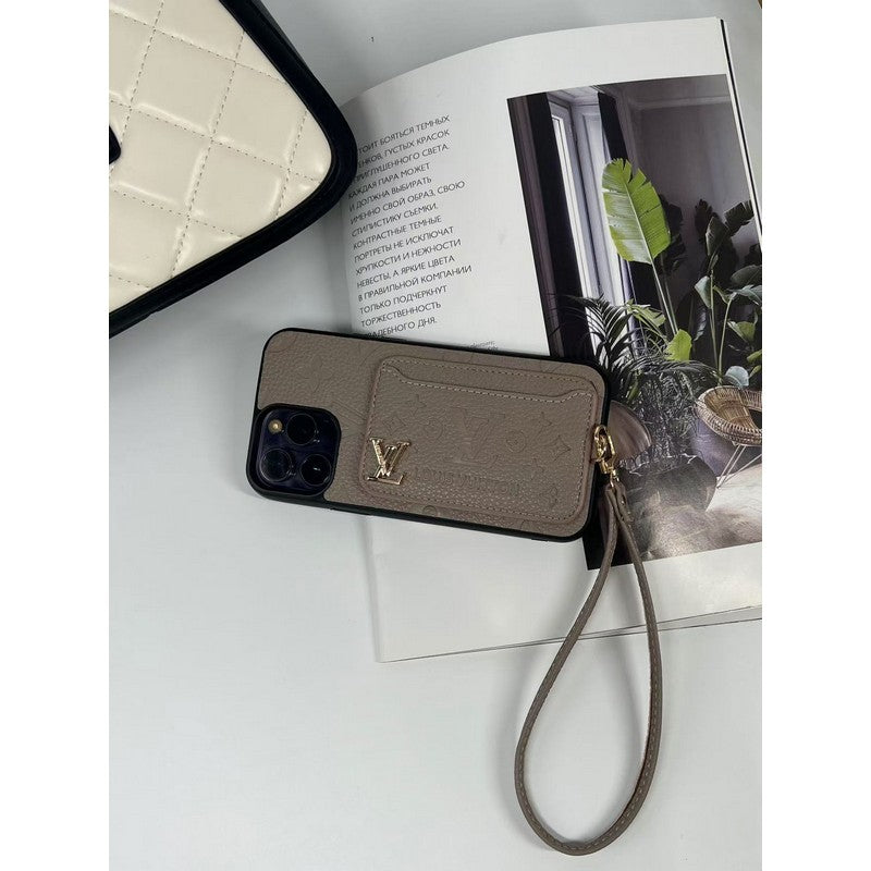 Louis Four Colors Card Bag iPhone Case