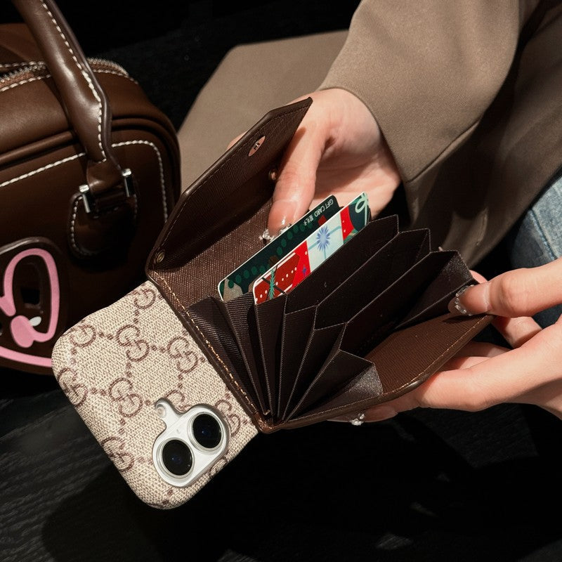Louis GG Cardbag iPhone Case