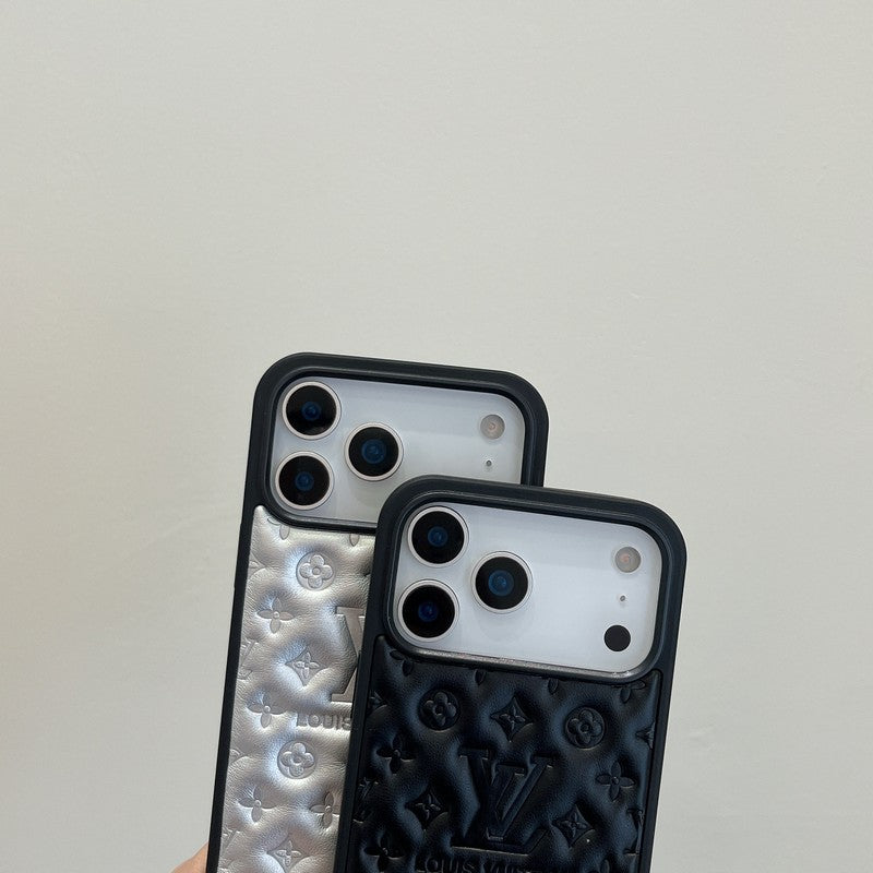 Louis Color Leather iPhone Case