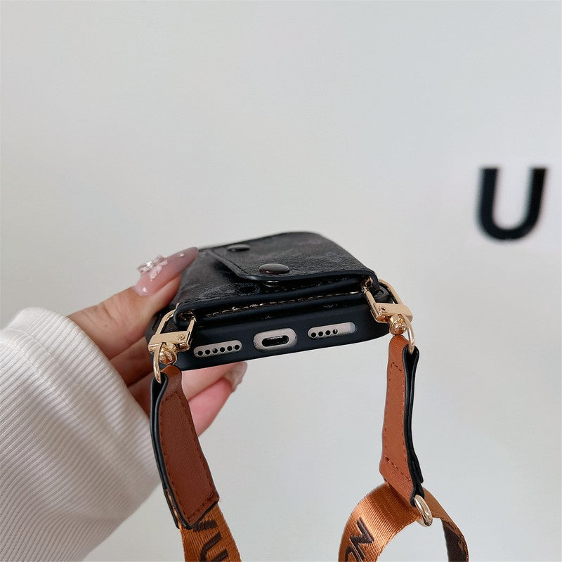 Louis Card Side Bag Crossbody iPhone Case