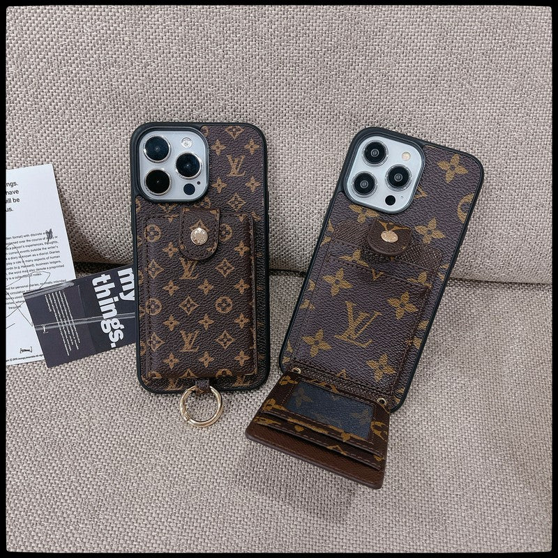 Louis Card Bag Classic Color iPhone 16 Case