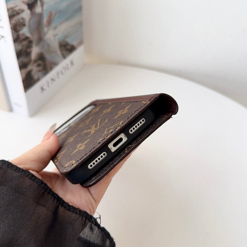 Louis Color Side Bag Leather iPhone Case