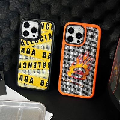 BB Yellow & Red iPhone Case