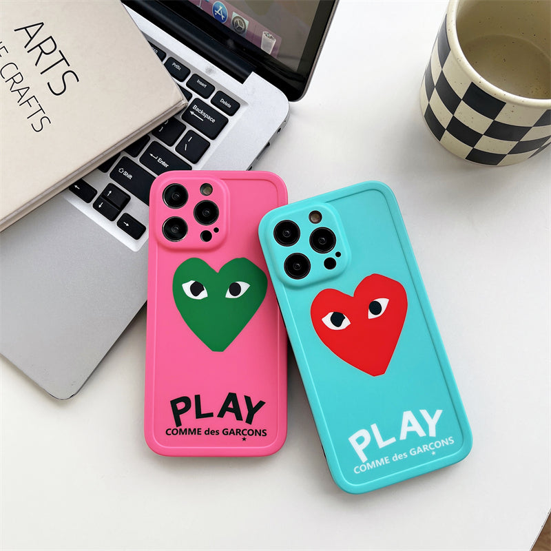 CD Play Pink & Blue iPhone Case