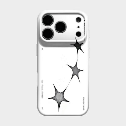 Black & White Star iPhone Case