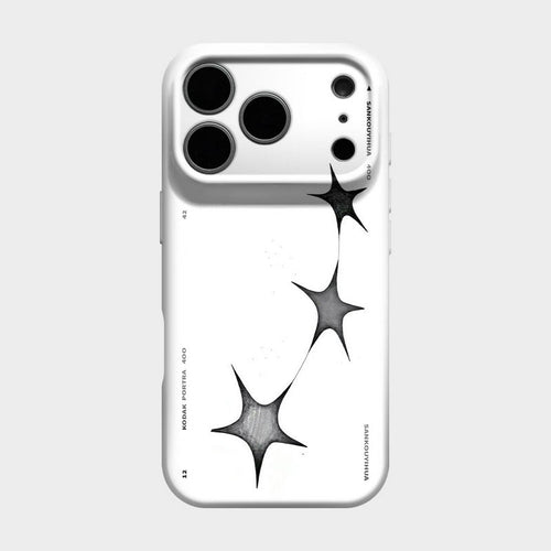 Black & White Star iPhone Case