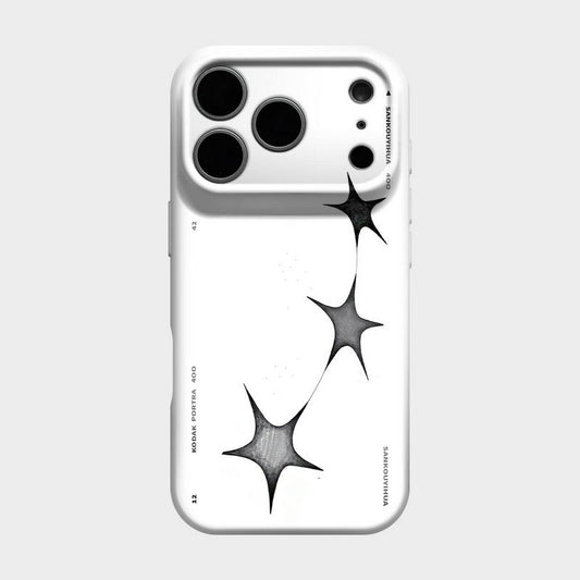 Black & White Star iPhone Case