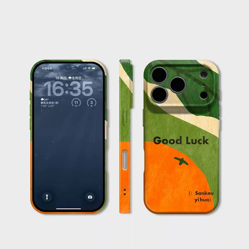 Orange iPhone Case