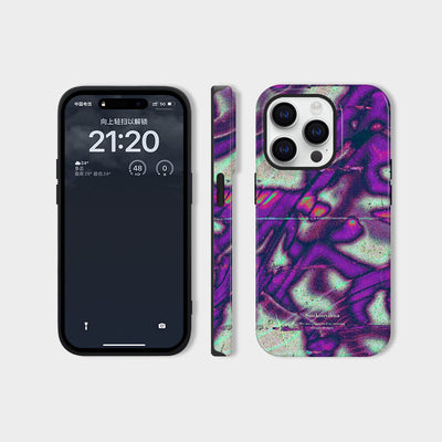 Purple Art iPhone Case