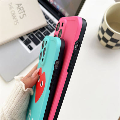 CD Play Pink & Blue iPhone Case