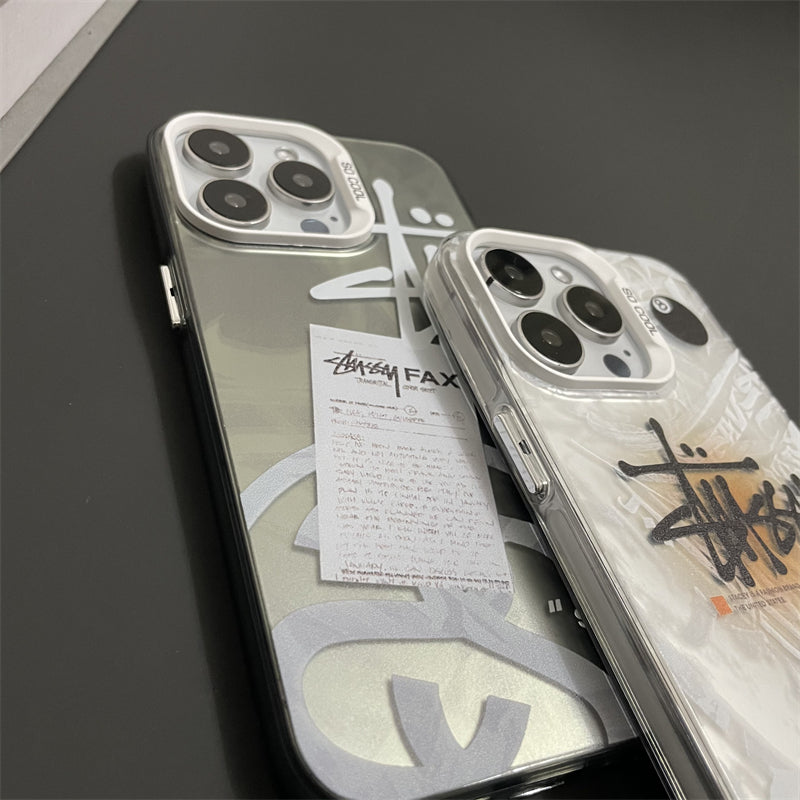 Stu Black & White iPhone Case