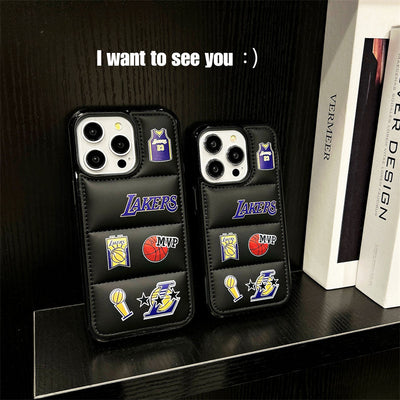 Lakers Down Material iPhone Case