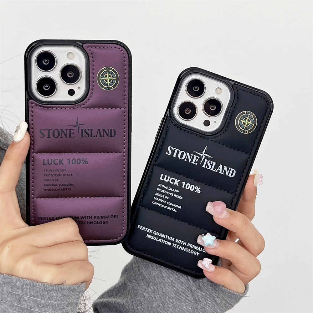 Stone Down Material iPhone Case