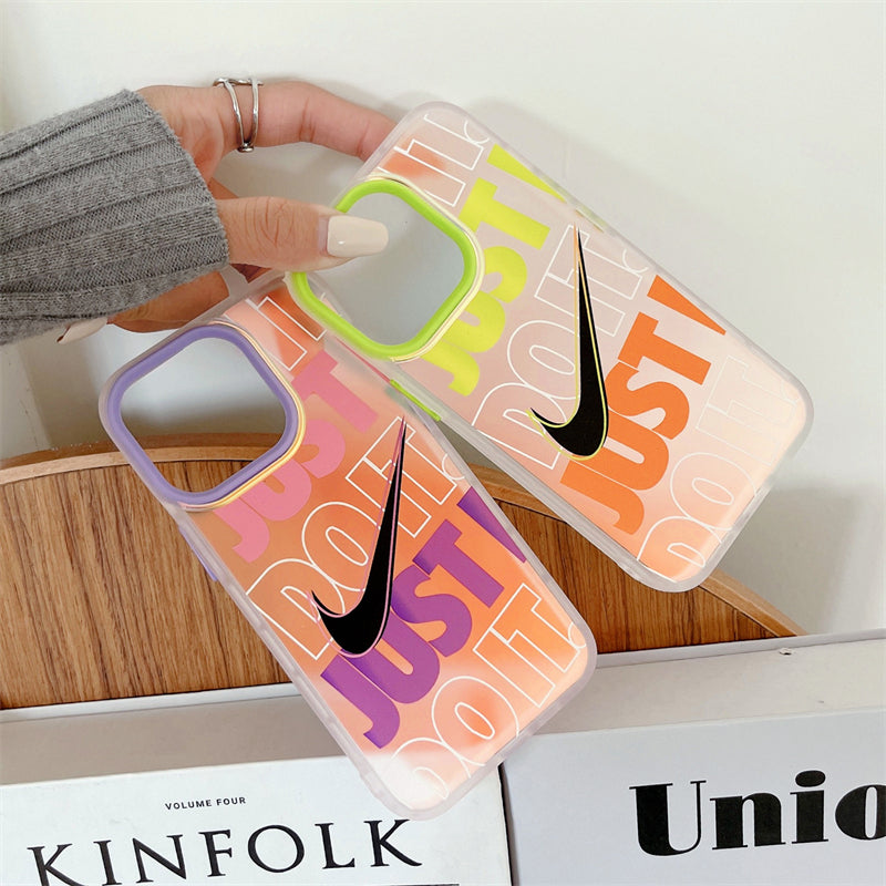 NK Just Do It Color iPhone Case