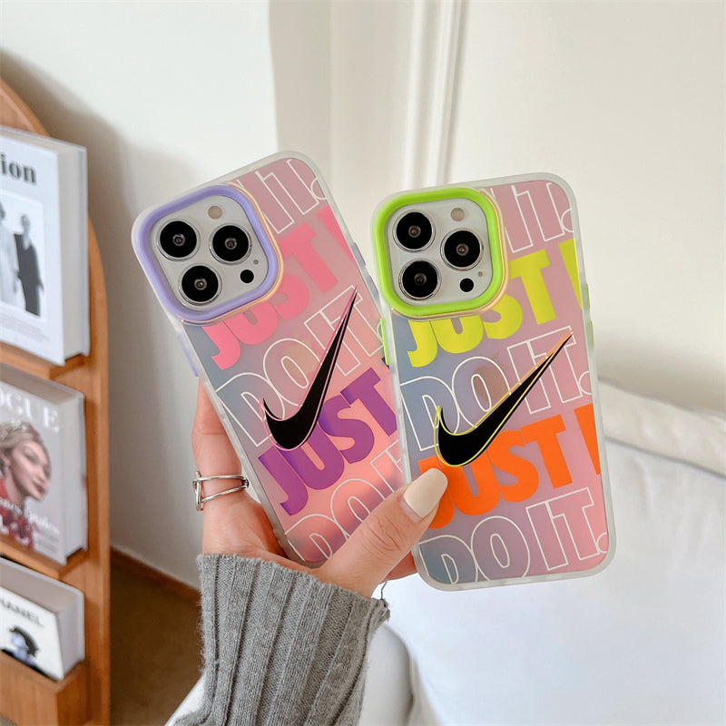 NK Just Do It Color iPhone Case