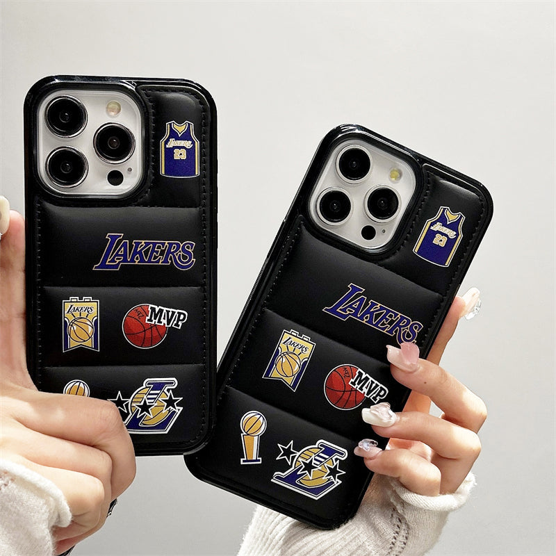 Lakers Down Material iPhone Case