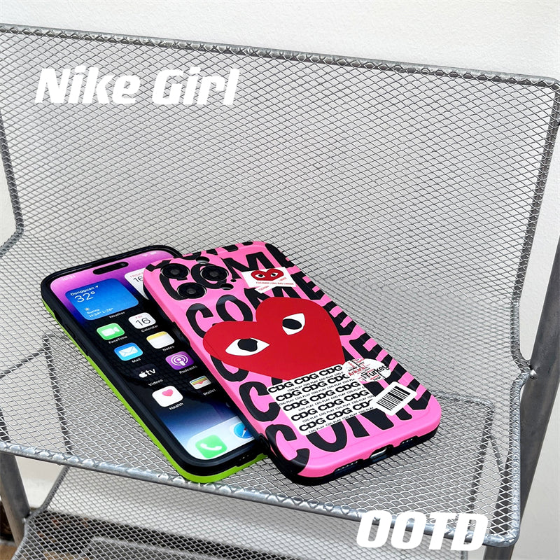 CD Play Pink & Green iPhone Case