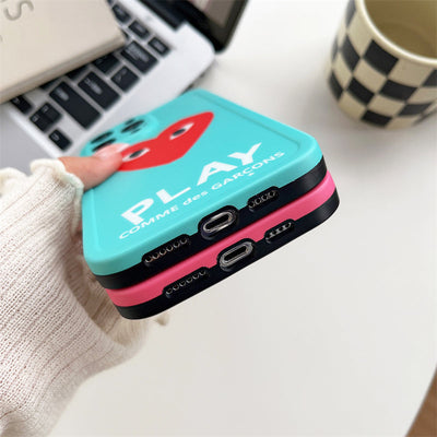 CD Play Pink & Blue iPhone Case