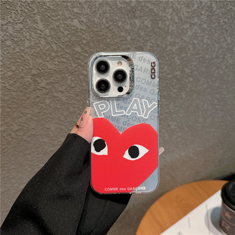 CD Play Green & Red iPhone Case