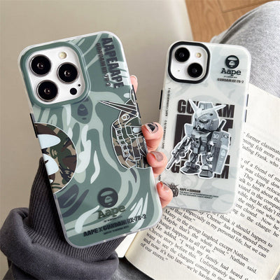 Ape x Gundam iPhone Case