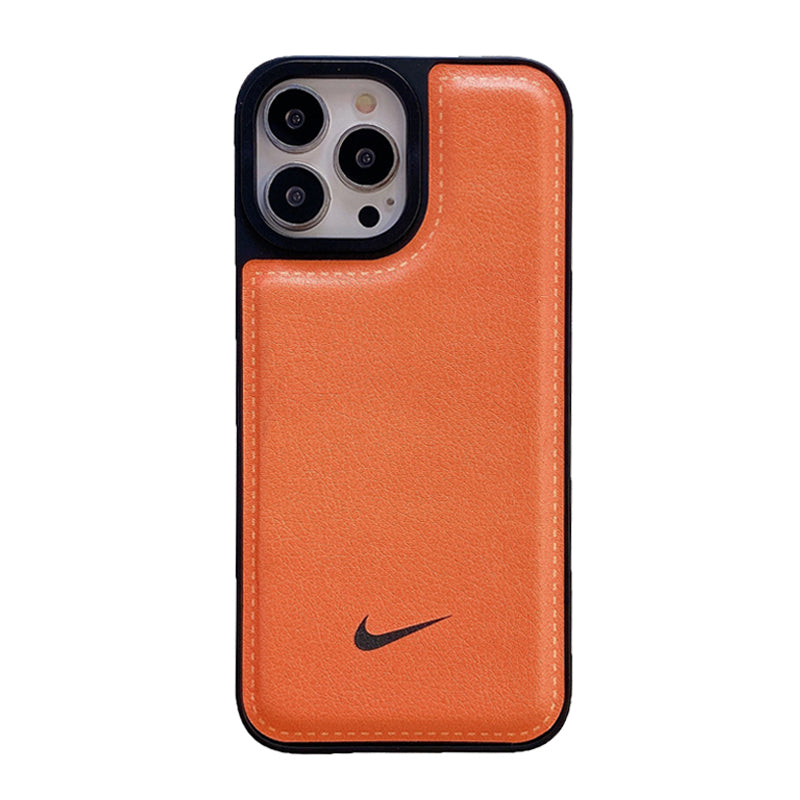 NK Color Leather iPhone Case