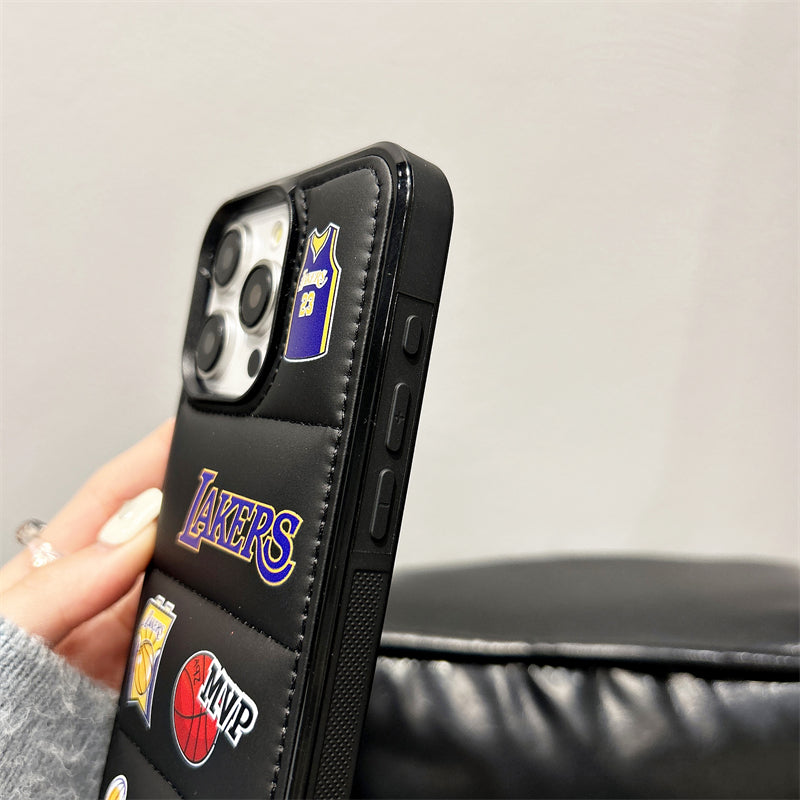 Lakers Down Material iPhone Case