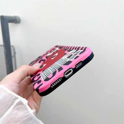 CD Play Pink & Green iPhone Case