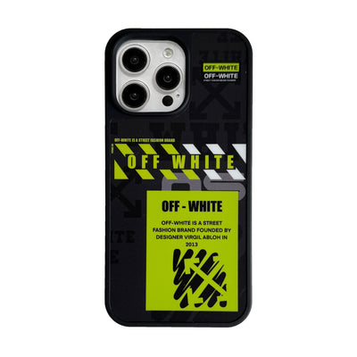 OW Green & White iPhone Case