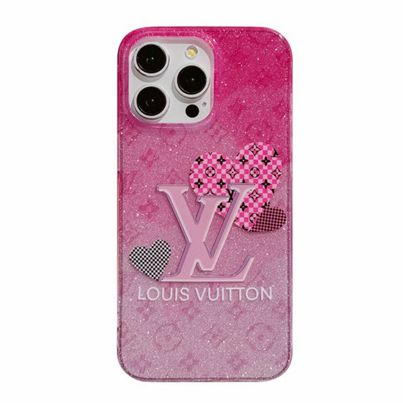 Louis Glitter iPhone Case