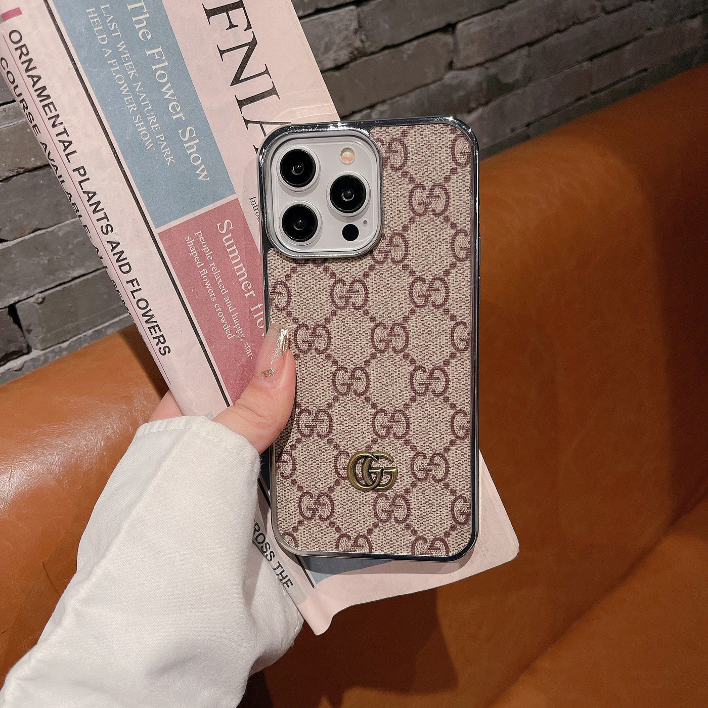 GG Classic Fabric iPhone Case