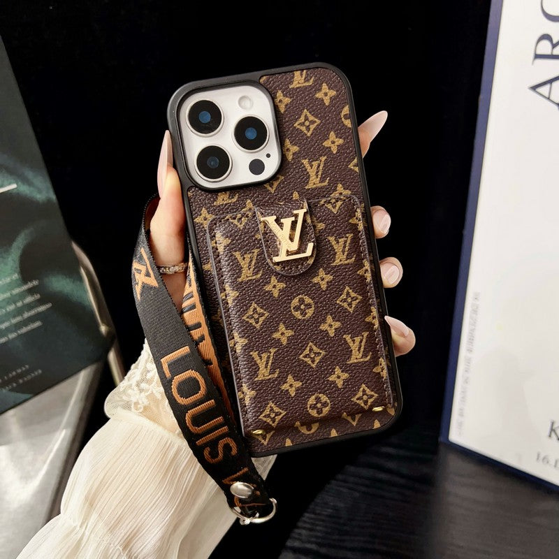 Louis Classic Color Crossbody iPhone Case