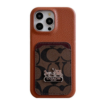 Coa Card Bag Leather iPhone Case