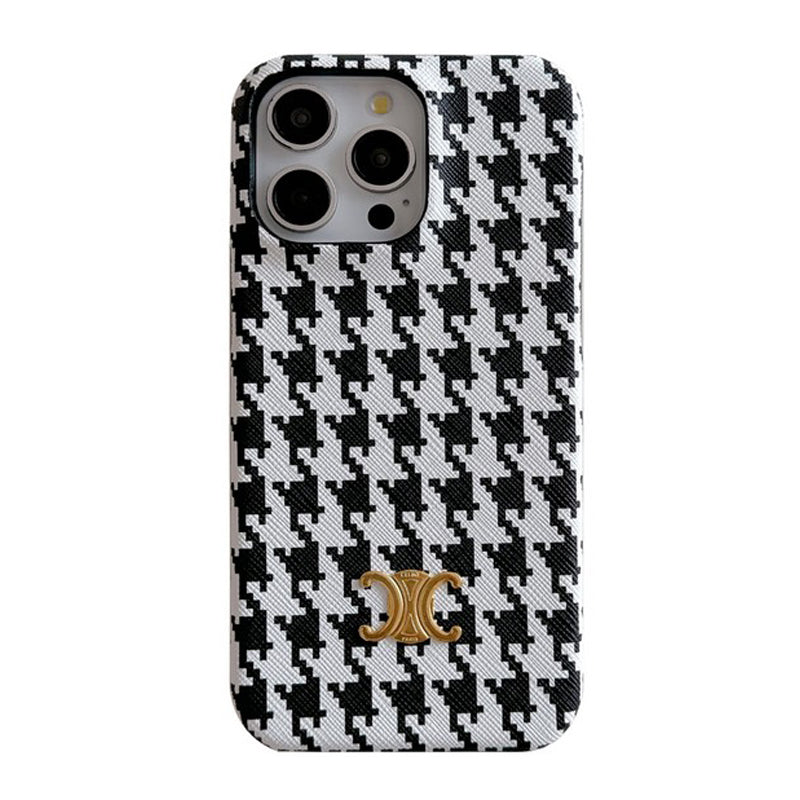 CE Houndstooth iPhone Case