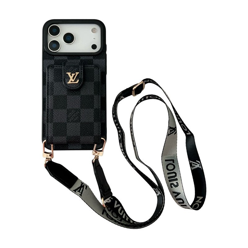 Louis Color Crossbody Card Bag iPhone Case