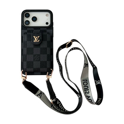 Louis Color Crossbody Card Bag iPhone Case