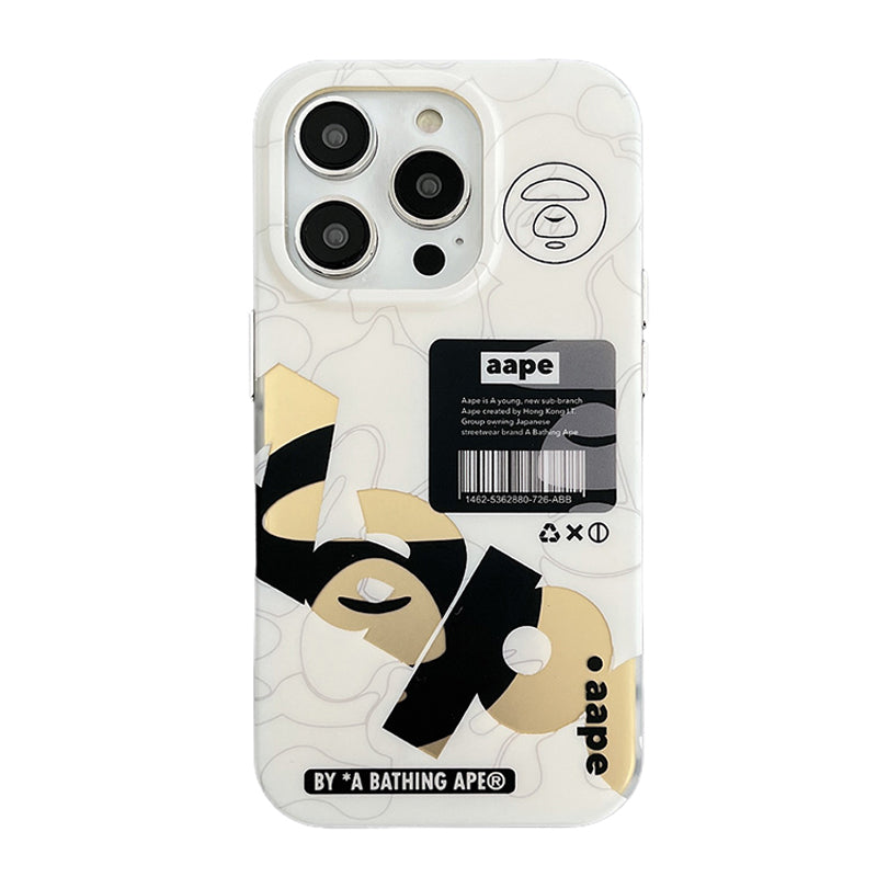 Ape Black & White iPhone Case