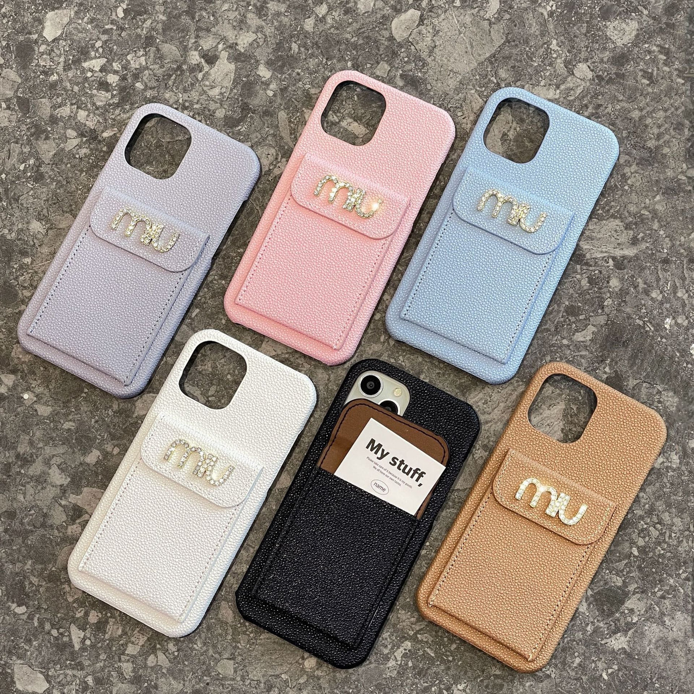 Miu Card Holder iPhone Case