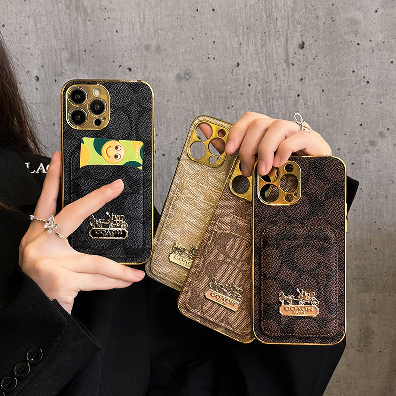 Coa Card Bag Leather iPhone Case