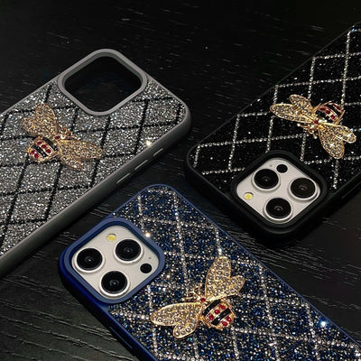 GG Bee Diamond iPhone Case