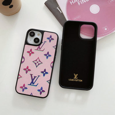 Louis Color Leather iPhone Case