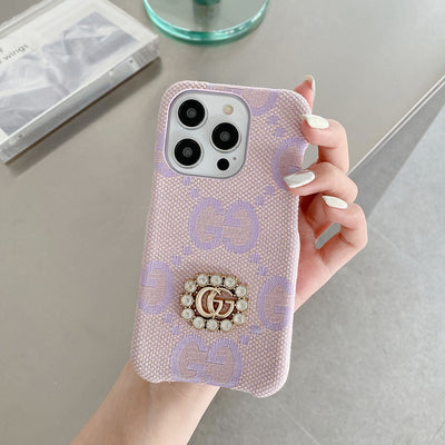 GG Crystals Fabric iPhone Case