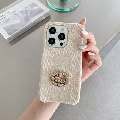 GG Crystals Fabric iPhone Case