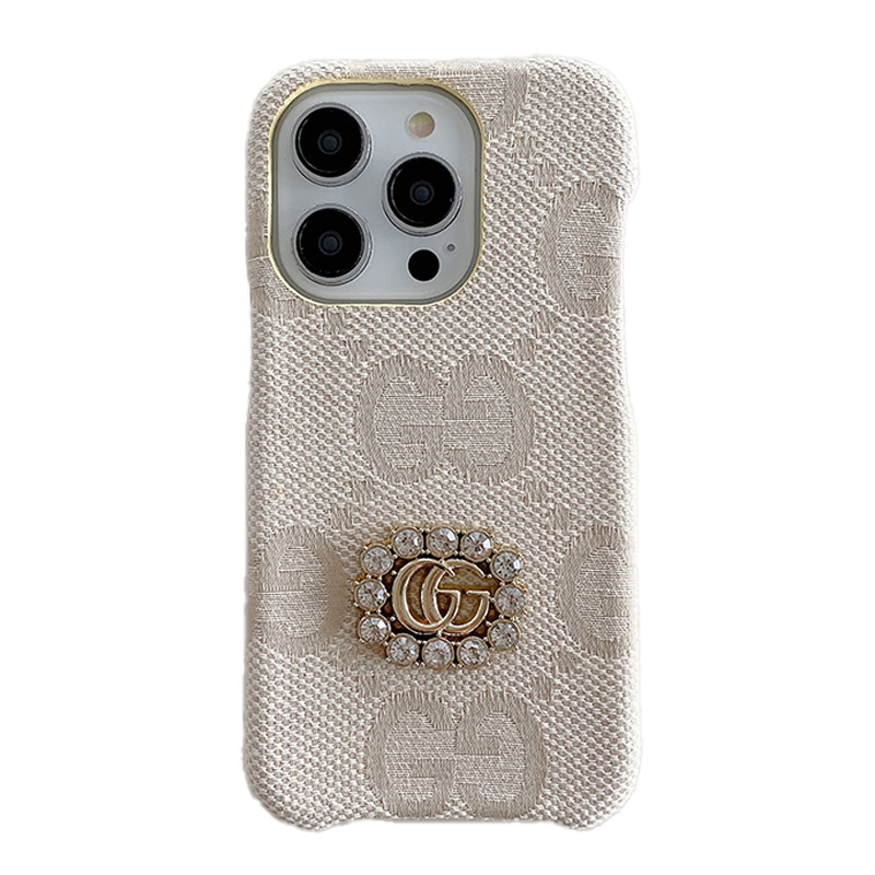 iPhone Case - GUCCI Crystals Fabric Case