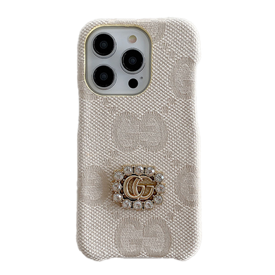 iPhone Case - GUCCI Crystals Fabric Case