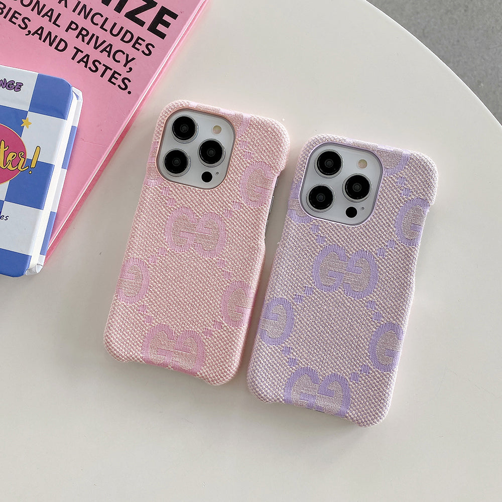 GG Fabric iPhone Case