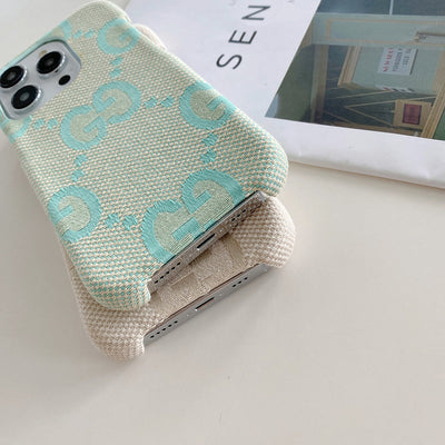 GG Fabric iPhone Case